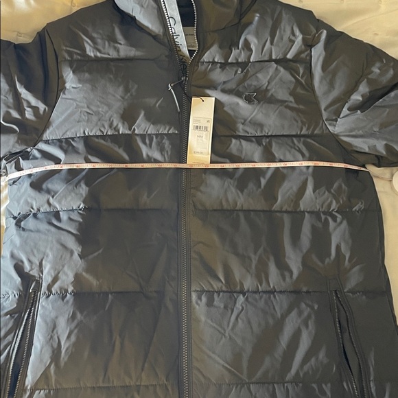 Calvin Klein Heavyweight Hooded Long Puffer Coat sz M - Picture 7 of 15